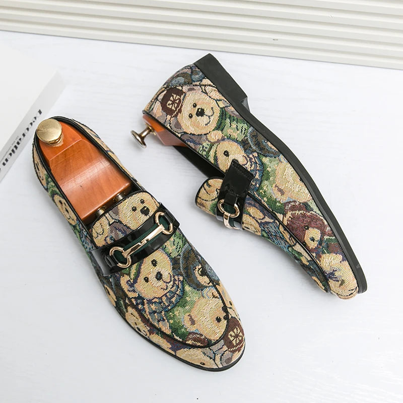 Groom's Patent Leather Loafers | Men's Wedding & Prom Dress Shoes