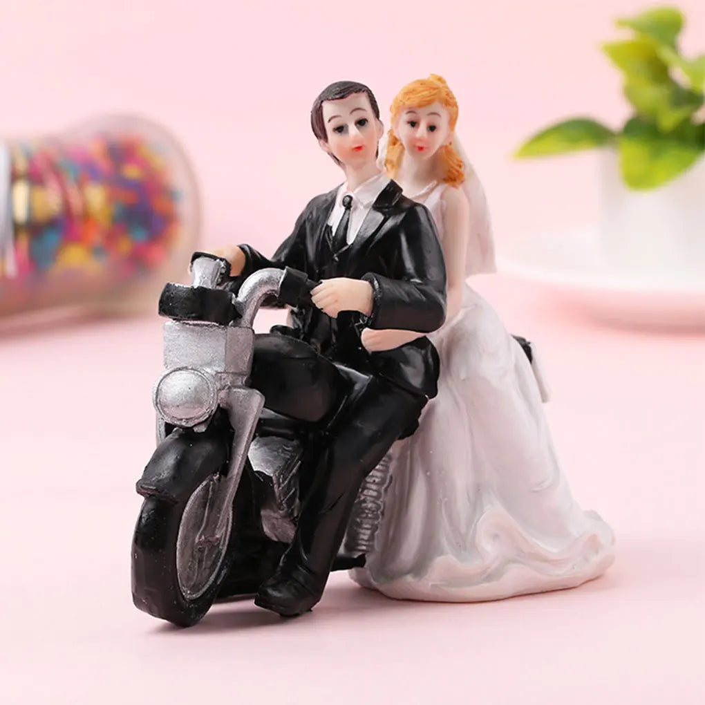 Figurines de gâteau de mariage, mariés amusants, figurines de gâteau de mariage, fournitures de décoration de gâteau de mariage