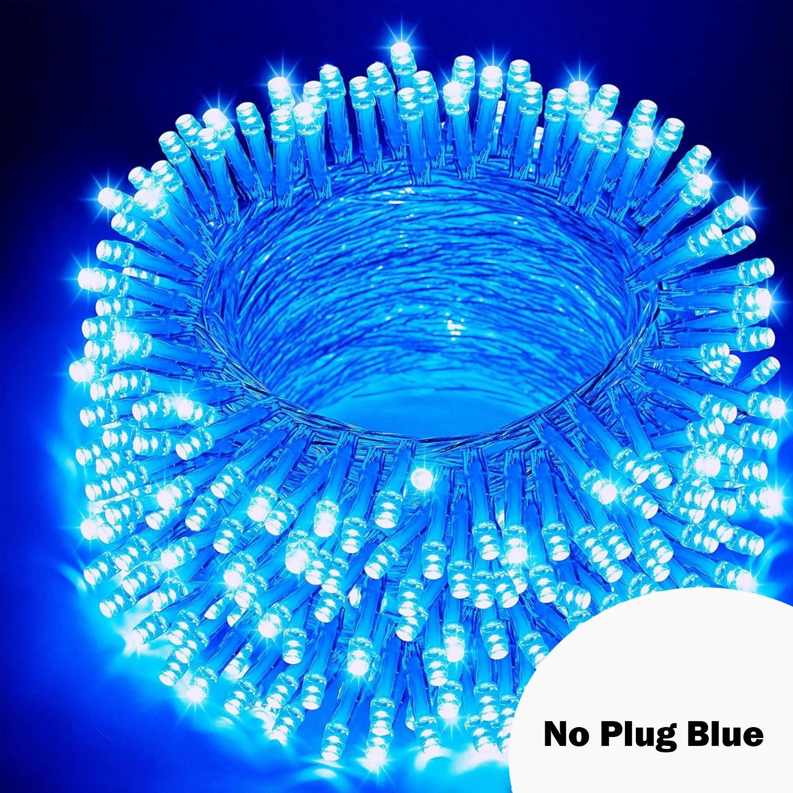 Guirlande lumineuse 24V 100/800LED 8 Modes Étanche Bleu Blanc Chaud RVB Lumières de Noël Fées pour Cour Fête Mariage Décoration