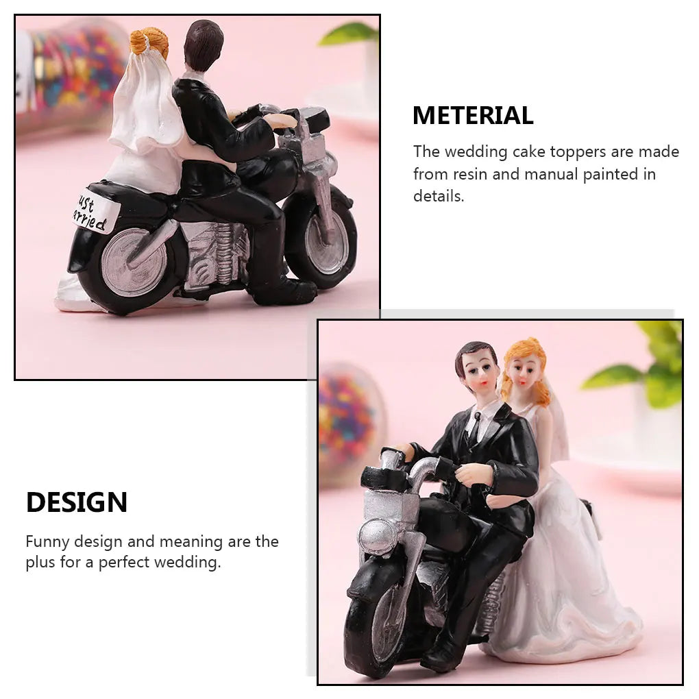 Figurines de gâteau de mariage, mariés amusants, figurines de gâteau de mariage, fournitures de décoration de gâteau de mariage