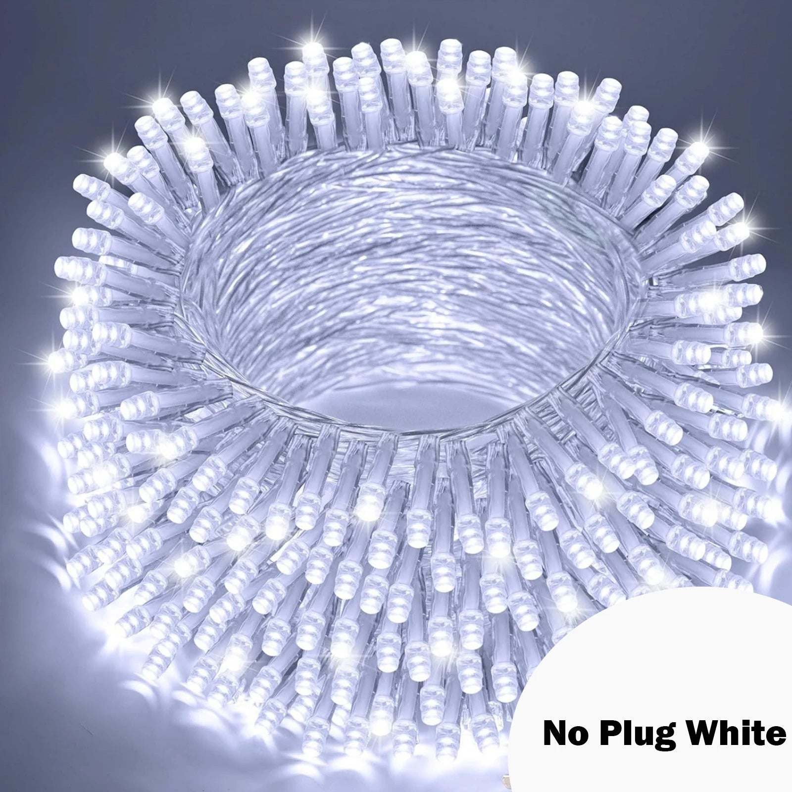 Guirlande lumineuse 24V 100/800LED 8 Modes Étanche Bleu Blanc Chaud RVB Lumières de Noël Fées pour Cour Fête Mariage Décoration