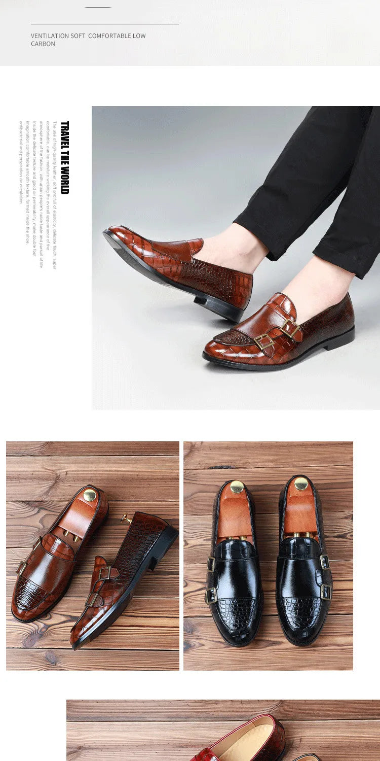 Nouvelles chaussures de ville Richelieu pour homme, chaussures de mariage en cuir, bout pointu, style italien, Sapato Oxford Masculino