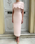 Robes de Soirée Élégantes pour Occasions Formelles pour Femmes Sexy avec Robe de Soirée de Mariage Longueur Cheville Ornée de Perles Luxueuses