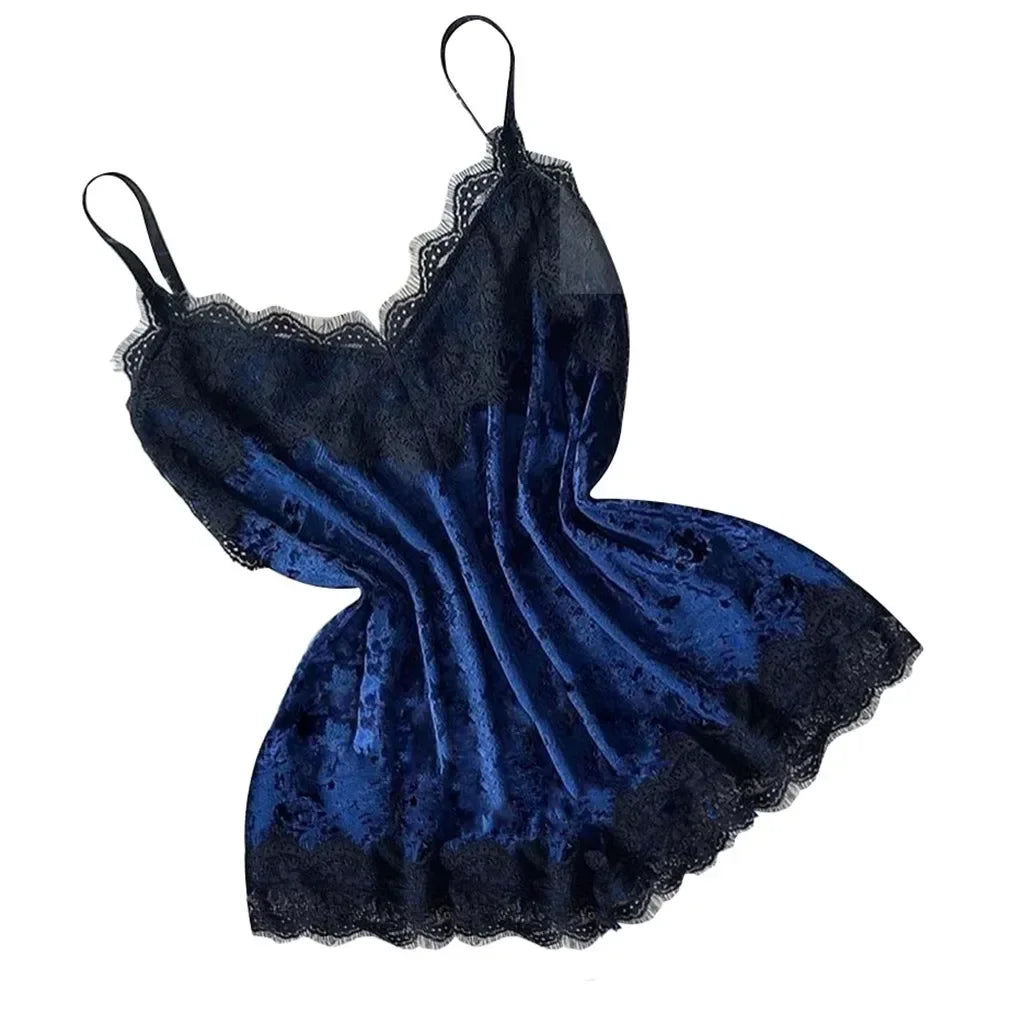 Ensemble Pyjama Velours Automne Hiver Femme Lingerie Sexy Vêtements de Nuit Mignon Débardeur et Short Ensembles Pyjama Loungewear