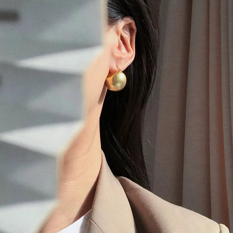 Boucles d'oreilles créoles longues vintage à chaîne — Argent sterling 925