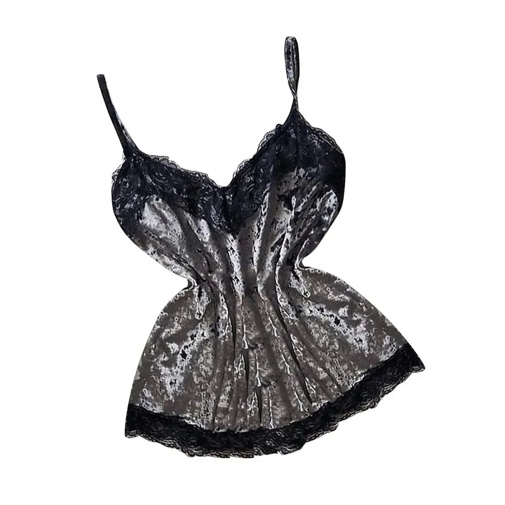 Ensemble Pyjama Velours Automne Hiver Femme Lingerie Sexy Vêtements de Nuit Mignon Débardeur et Short Ensembles Pyjama Loungewear
