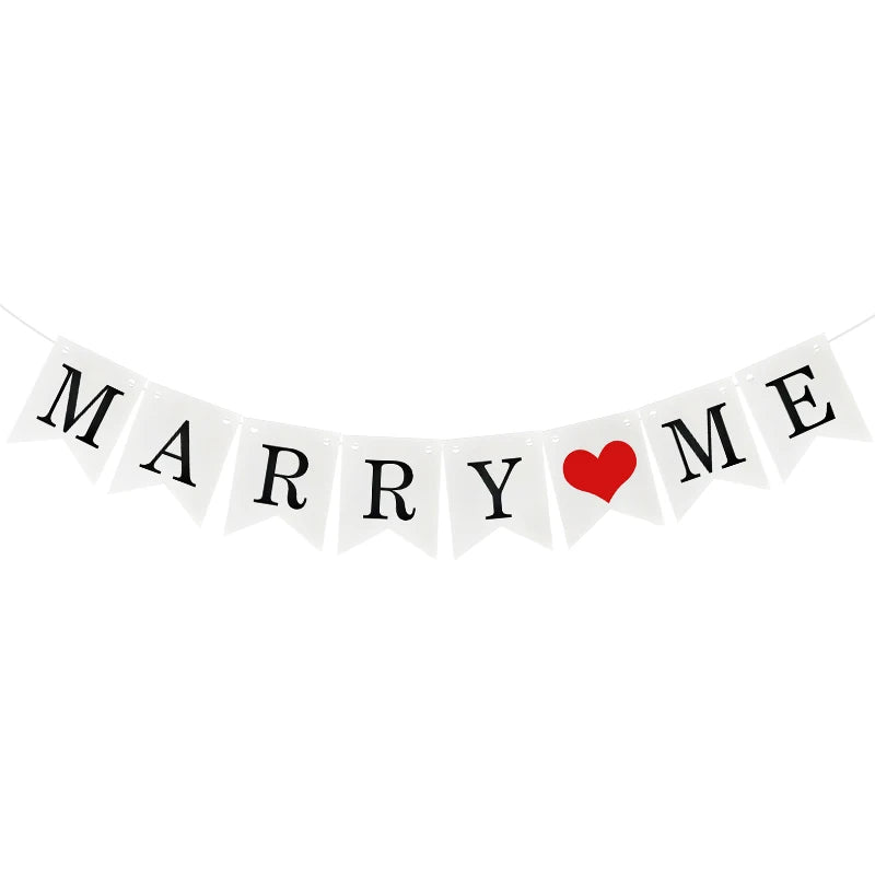 Guirlande "Just Married" style Vintage pour Mariage, Accessoires Photo pour Douche Nuptiale, Décoration de Fête de Mariage Rustique