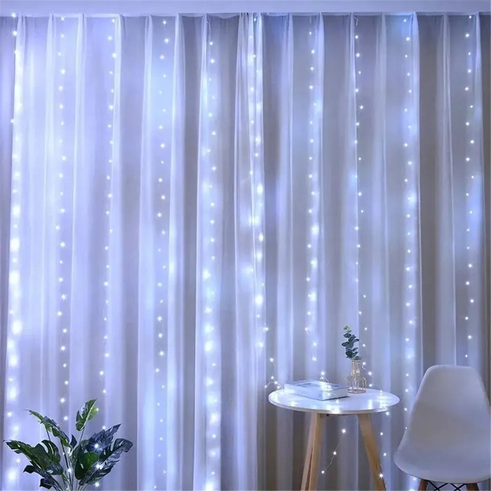 Décoration extérieure de mariage 2026, Décoration de Ramadan, Guirlande lumineuse LED Saint-Valentin, Aïd Moubarak pour la maison, Fée à piles