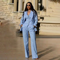 Ensembles tailleur 3 pièces pour femme : veste, pantalon et gilet - Tenues décontractées élégantes pour le bureau - Vêtements féminins de haute qualité - Ensembles blazer chics et formels