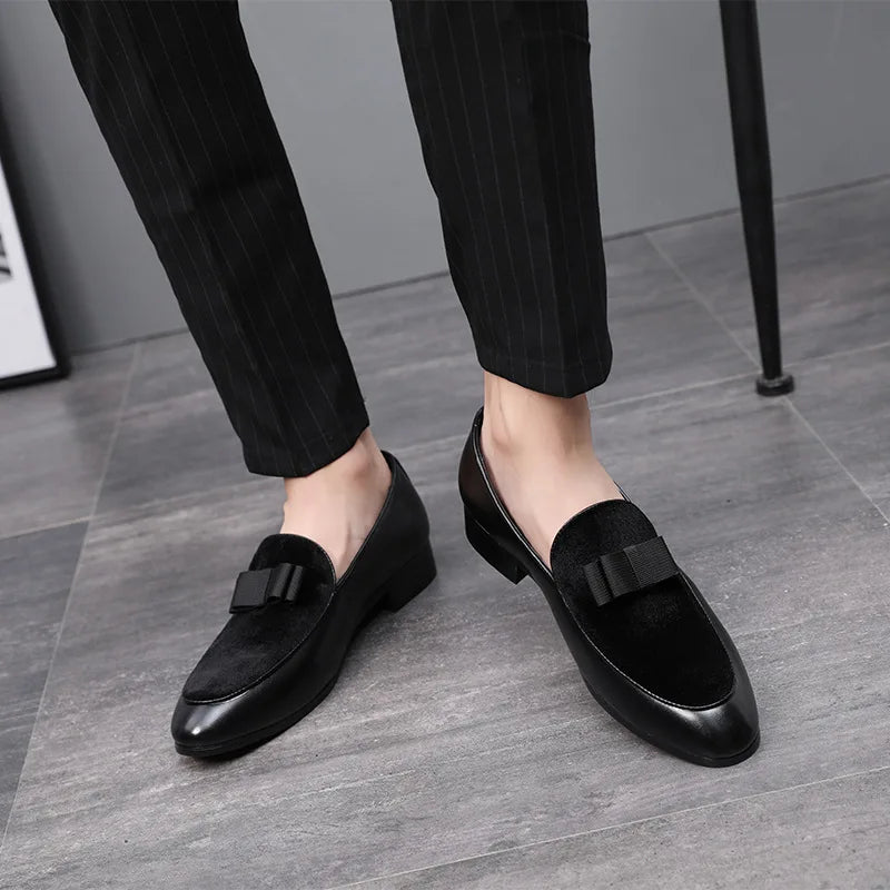 Chaussures habillées pour hommes en cuir verni Mocassins Chaussures habillées de mariage Oxford pour hommes Chaussures en cuir pour hommes de bureau 2023 Formel Coiffeur Zapatos