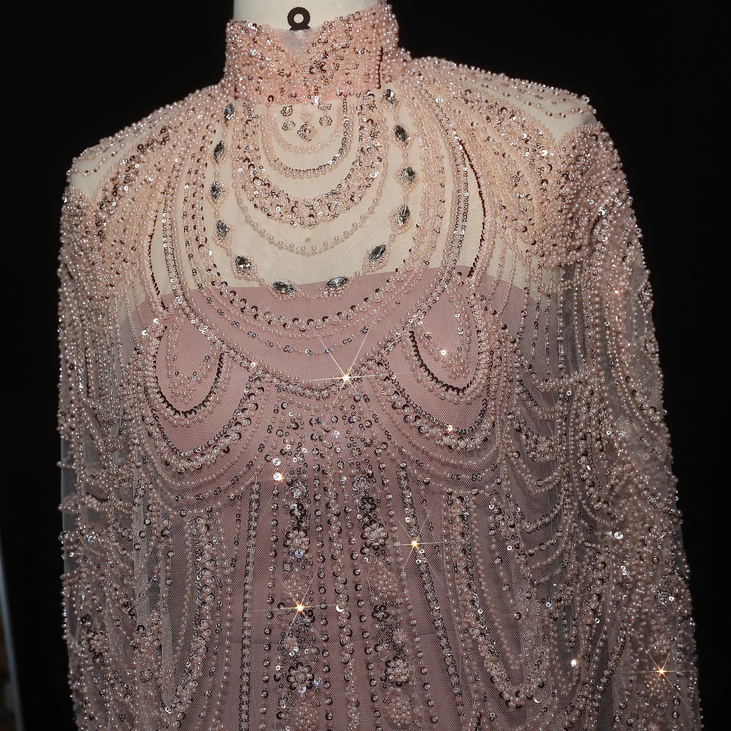 Robes de soirée personnalisées, robe de bal de luxe sexy, Caftan, robe de mariée nude, formelle, élégante et exquise, robe de soirée de haute qualité pour femmes