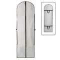 Housse de robe de mariée pliable anti-humidité anti-poussière lavable pour robe de mariée longue