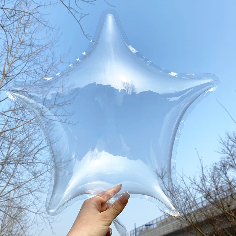 Ballon lumineux transparent Cœur Licorne Étoile LED Ballons Bobo Lumineux pour Fête d'Anniversaire Enfants Mariage Décor Fournitures de Fête