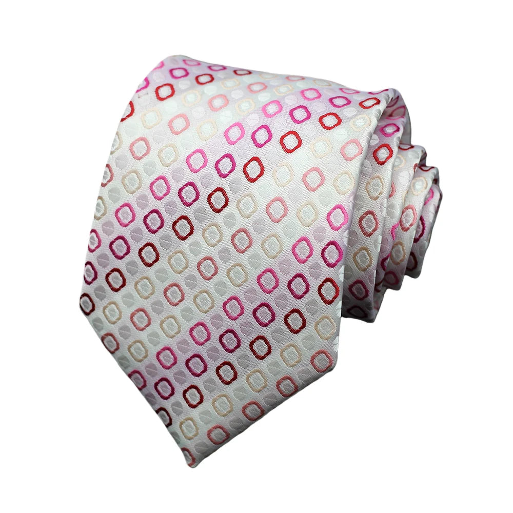 Men's 7cm Patterned Necktie | Stripes, Floral & Plaid | Groom & Wedding Party