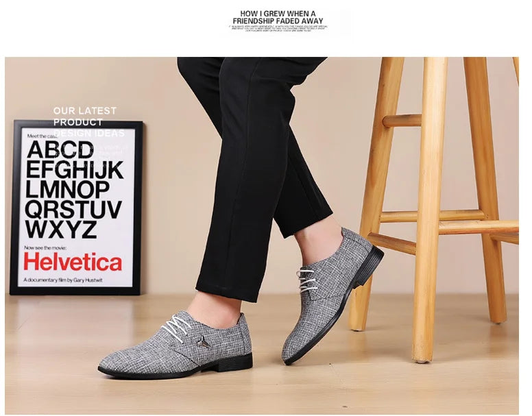 Chaussures Oxford classiques de marque de luxe pour hommes, chaussures en toile respirantes pour hommes, chaussures de mariage formelles, chaussures habillées pour hommes, Herren Schuhe, Sepatu Pria
