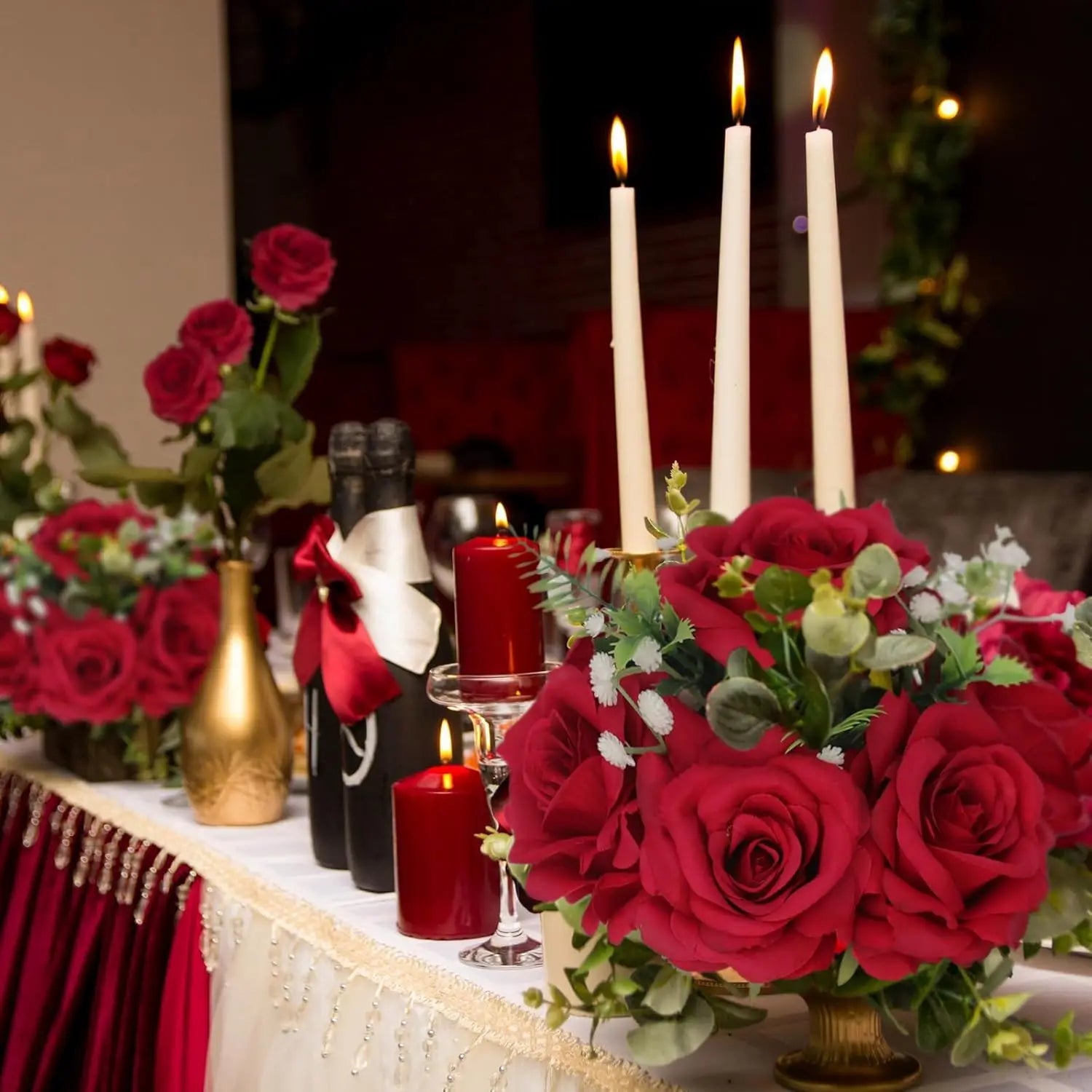 Bouquet de Mariée en Soie Rose Fleur Artificielle — Prêt à Offrir et à Bricoler