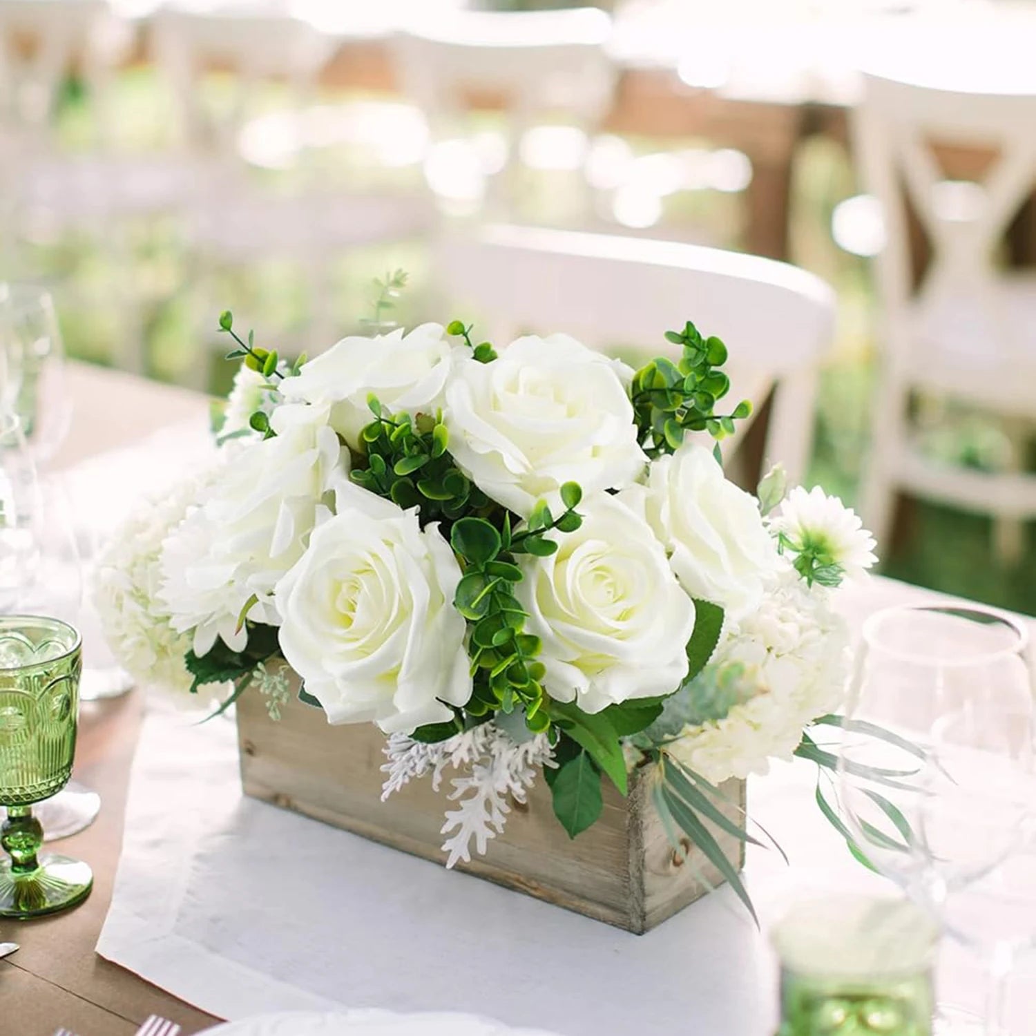 Bouquet de Mariée en Soie Rose Fleur Artificielle — Prêt à Offrir et à Bricoler