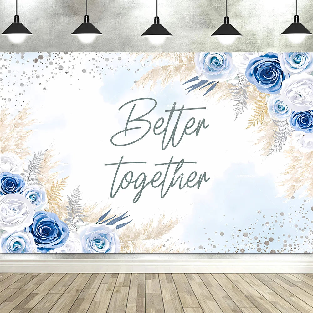 Toile de fond murale de fleurs de mariage, mur floral, pour douche nuptiale, séance photo, décor de mariage pour réception, bannière de fond de photographie de roses