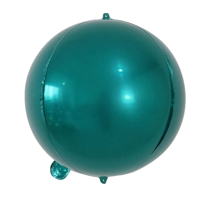 20 Ballons ronds 4D de 10 pouces Rouges Argentés en feuille d'aluminium Ballons de fête à thème d'anniversaire Douche de bébé Décoration de mariage Faveur Jouet pour enfants Air Globos