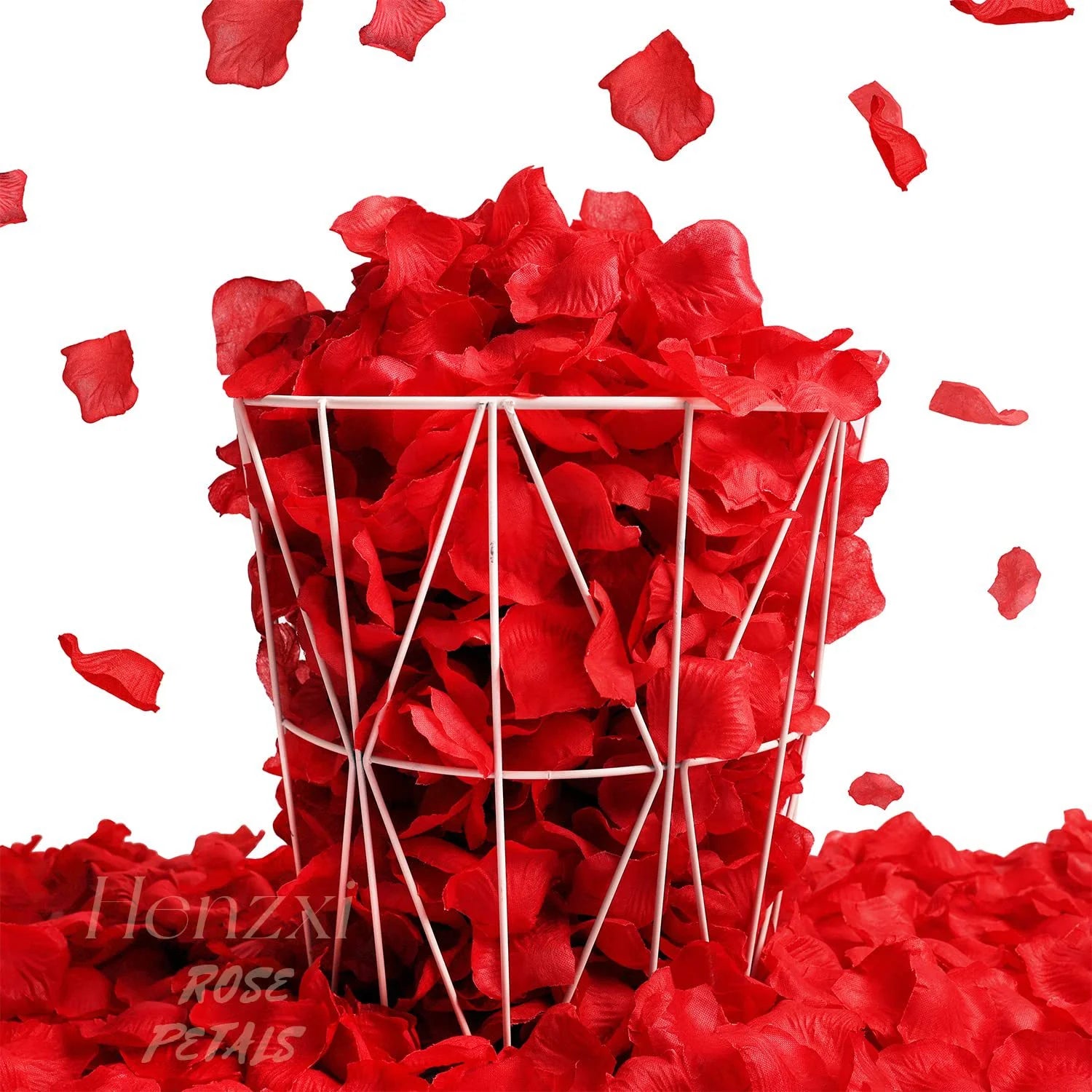 1000Pcs Artificial Silk Rose Petals Romantic Party Home Decoration Valentine's Day Wedding Wreath Flower Rose Petals Decoration