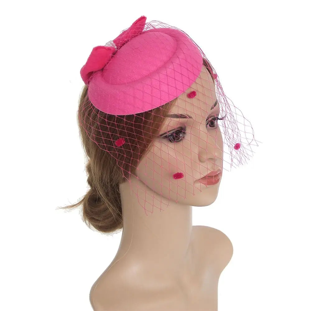 Accessoires Cheveux Serre-têtes Fascinateurs Chapeaux de Mariage Élégants Nœud Feutre Bandeau Pince à Cheveux Fascinateur Chapeau Haut de Forme Mariée