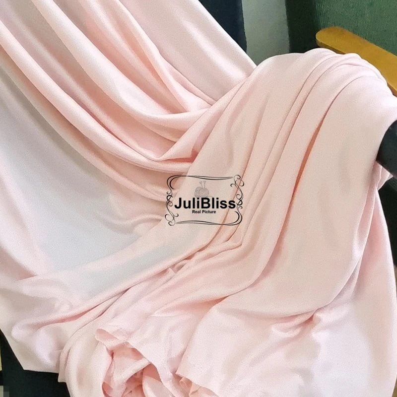 Tissu jersey extensible tricoté, bon drapé pour la décoration de mariage, les toiles de fond de fête, les rideaux, les arrière-plans de photographie, largeur 170 cm