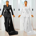 Ensembles de pantalons pour femmes, design spécial, grande taille, blazer de mariage avec wraps, tenues de mariée sur mesure, coupe ajustée, 2 pièces