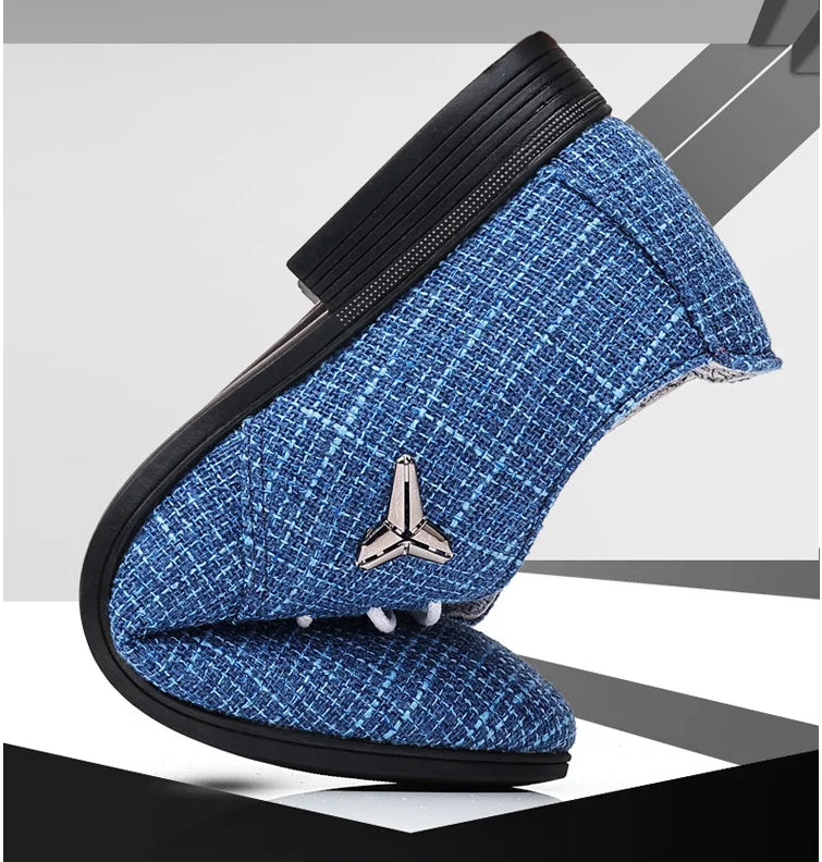 Chaussures Oxford classiques de marque de luxe pour hommes, chaussures en toile respirantes pour hommes, chaussures de mariage formelles, chaussures habillées pour hommes, Herren Schuhe, Sepatu Pria
