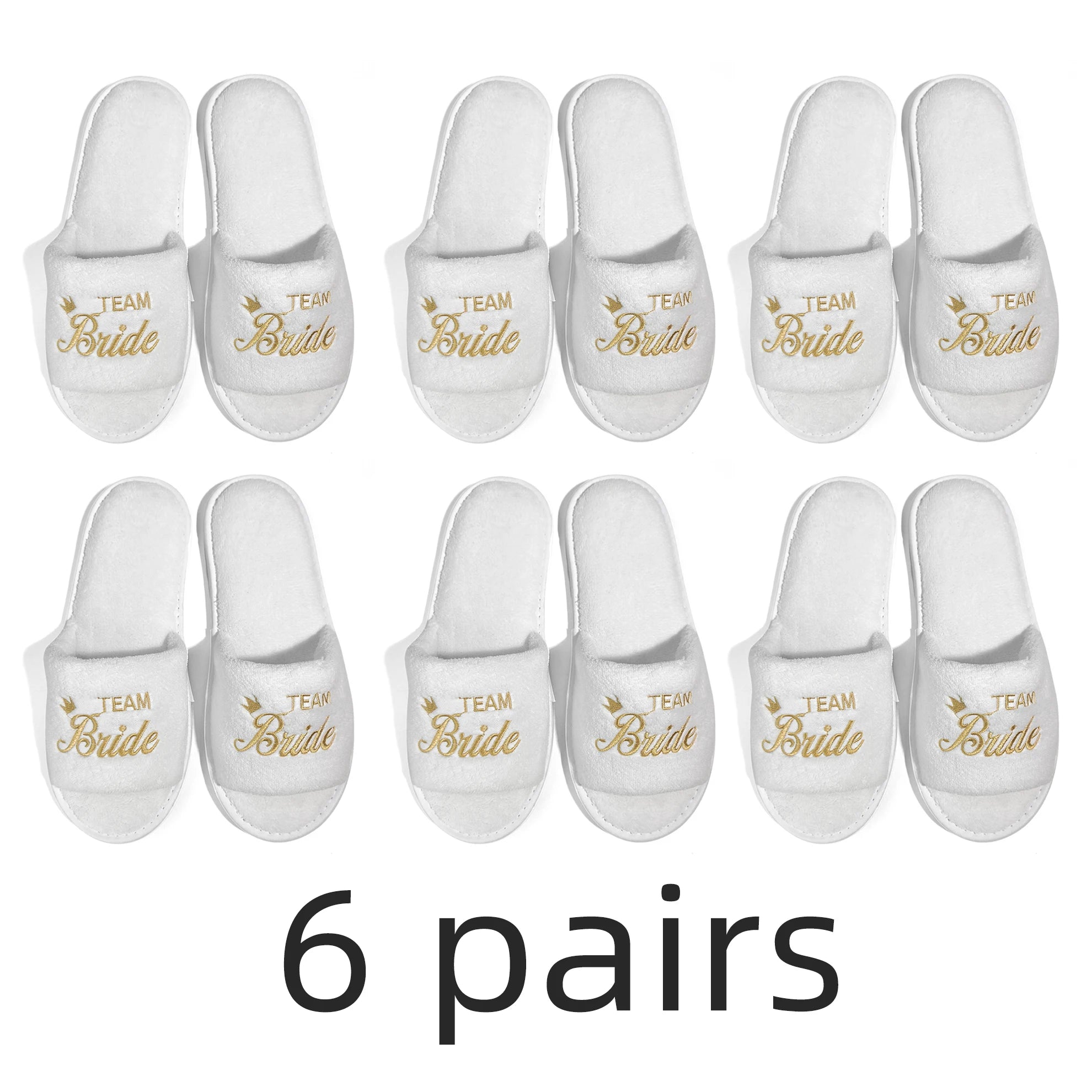 Chaussons de mariée et de demoiselle d'honneur, Chaussons de mariage à enfiler pour invités, à bout ouvert avec broderies dorées, vert menthe et roses