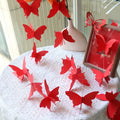 3M Serpentins 3D Papillon Graduel Forme Papier Chaîne Fleur Fête D'anniversaire Décoration Fête De Mariage Décoration Approvisionnement