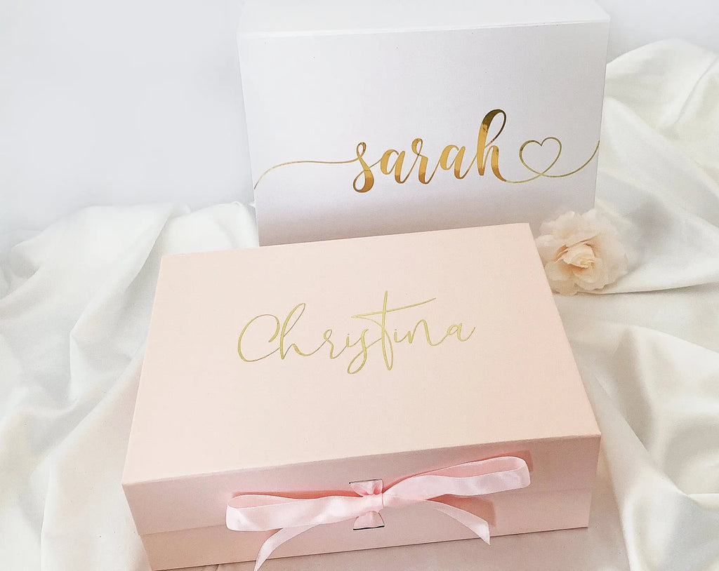 Coffret Cadeau Demoiselle d'honneur Personnalisé Boîte Cadeau Témoin de Mariage Personnalisée Avec Prénom Coffret Cadeau Pour Anniversaire Noël