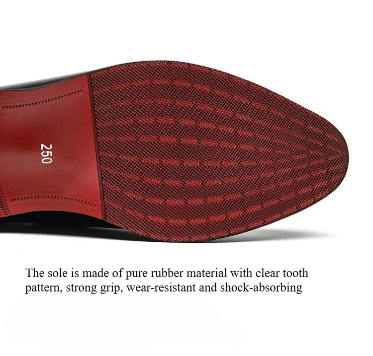 Bottes Cheville Homme Affaires Semelle Rouge Bout Pointu Bottines Habillées Britanniques Chaussures Hautes en Cuir Décontractées Chelsea Homme à Enfiler
