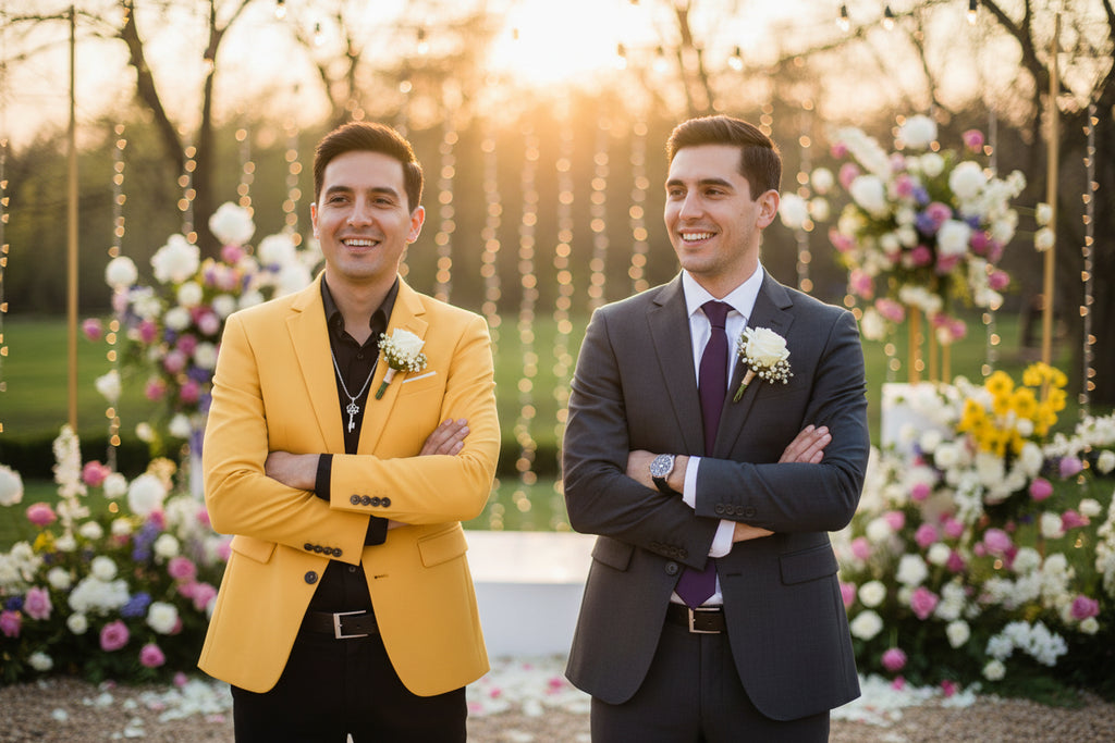 High Quality Solid Color Two Buttons Suits Jacket 2025 New Men Slim Fit Casual Fashion Business Wedding Groom Tuxedo Coat Tops