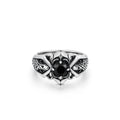 QEENKISS Bagues ouvertes vintage en argent sterling 925 pour hommes, cadeaux d'anniversaire, de mariage, de fête, de Noël pour le marié, le père, le petit ami RG7093