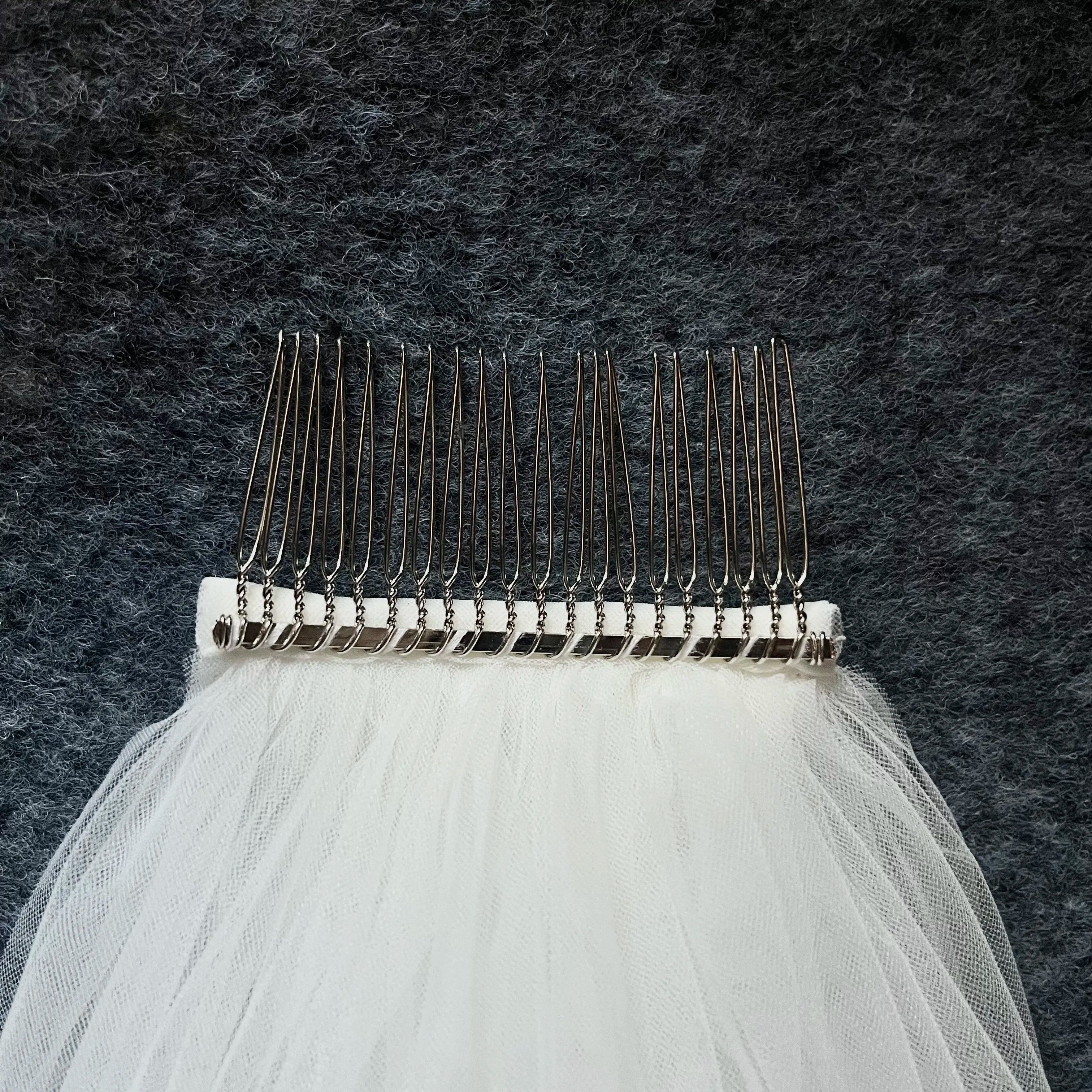 Cover face Real Photo 3m two Layer Wedding Veil With Comb White Lace Edge Bridal Veils Ivory Appliqued Cathedral Wedding Veil