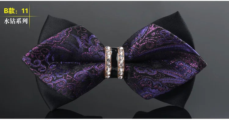 Nœud Papillon Fait à la Main de Haute Qualité pour Hommes, Banquet d'Affaires, Mariage, Hôte, Costume de Marié, Chemise, Bijoux, Cadeaux, Nœud Papillon en Velours