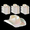 6/8/12PACK Light Up Cowboy Hats LED Wedding Hats Neon Sparkly Hats Gift for Bridal Wedding Shower Dance Bachelor Party Prom