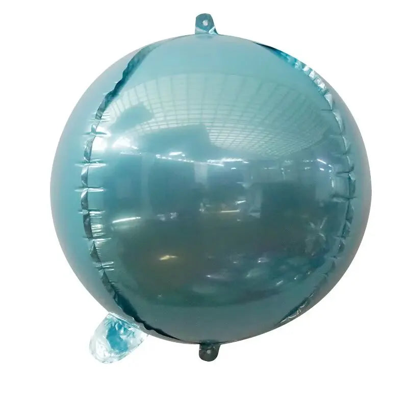 20 Ballons ronds 4D de 10 pouces Rouges Argentés en feuille d'aluminium Ballons de fête à thème d'anniversaire Douche de bébé Décoration de mariage Faveur Jouet pour enfants Air Globos