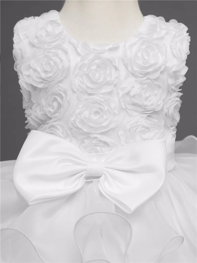 Robe de demoiselle d'honneur pour mariage, pour bébé fille de 2 à 8 ans, tenues d'anniversaire, robes de première communion pour enfants, tenues de fête pour petites filles