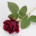 Velvet Artificial Rose Flowers for Wedding Décor & DIY (Set of 10)