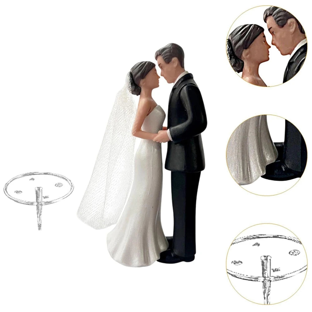 Bride & Groom Wedding Cake Topper | Romantic Couple Figurine | Wedding & Anniversary Decor