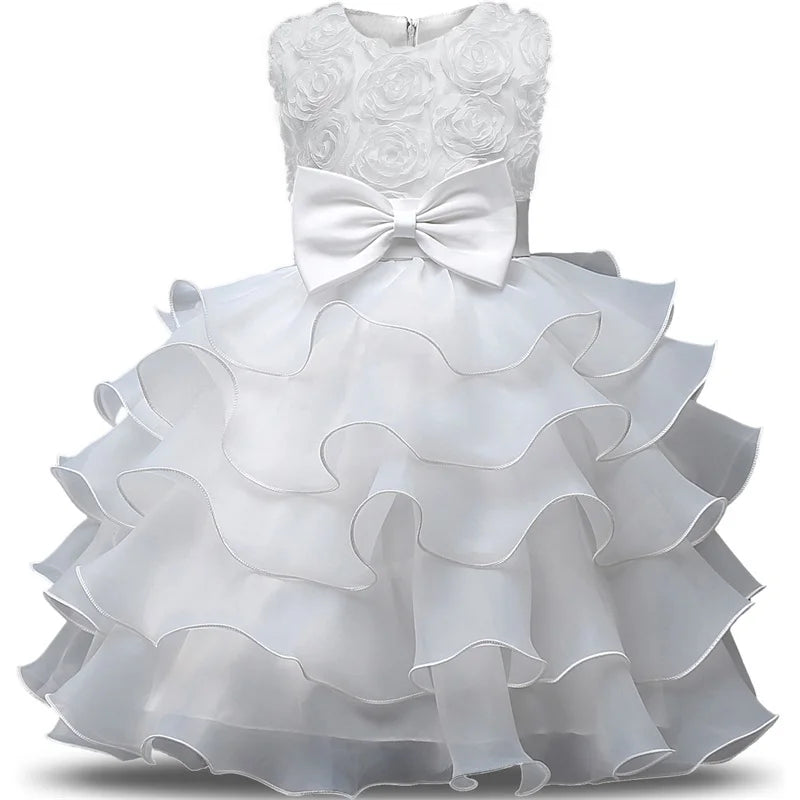 Robe de demoiselle d'honneur pour mariage, pour bébé fille de 2 à 8 ans, tenues d'anniversaire, robes de première communion pour enfants, tenues de fête pour petites filles