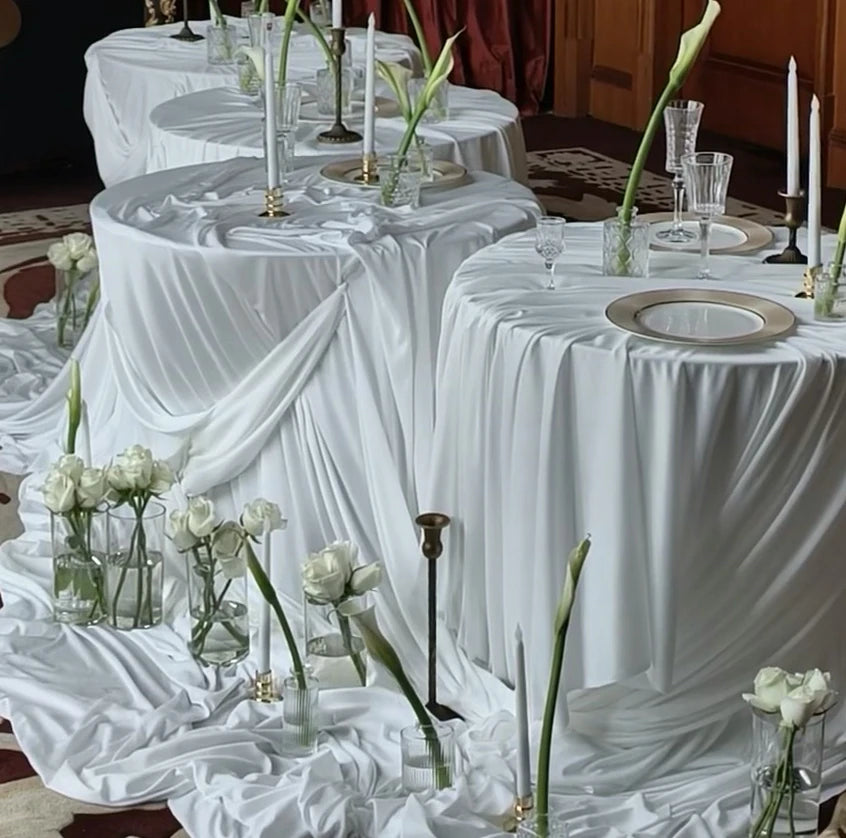 Tissu jersey extensible tricoté, bon drapé pour la décoration de mariage, les toiles de fond de fête, les rideaux, les arrière-plans de photographie, largeur 170 cm