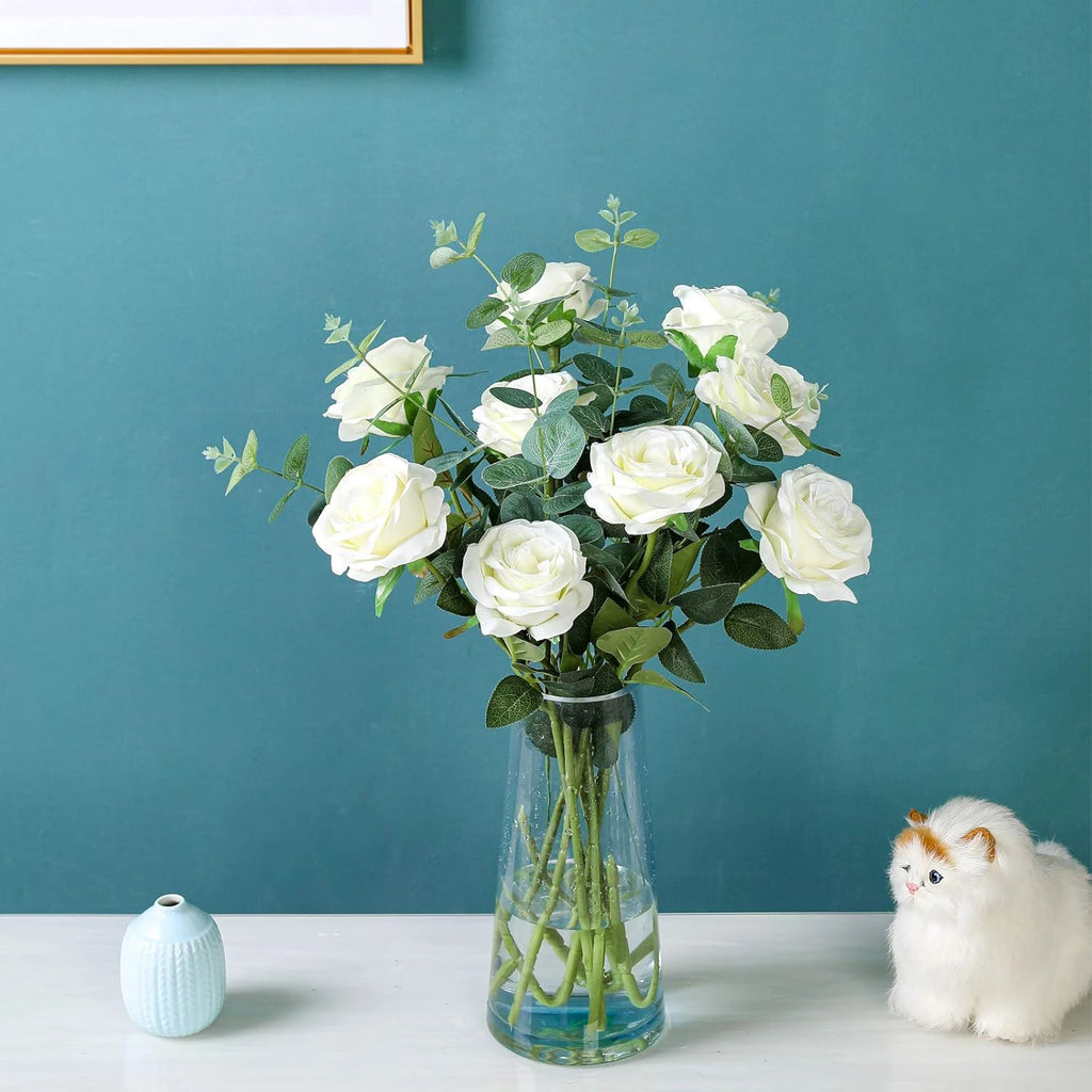 Bouquet de Mariée en Soie Rose Fleur Artificielle — Prêt à Offrir et à Bricoler
