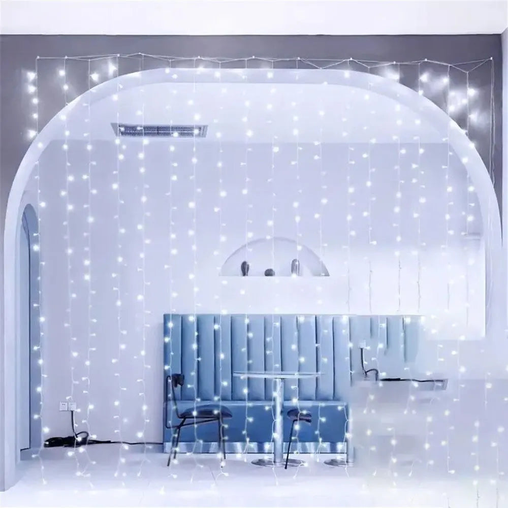 Décoration extérieure de mariage 2026, Décoration de Ramadan, Guirlande lumineuse LED Saint-Valentin, Aïd Moubarak pour la maison, Fée à piles