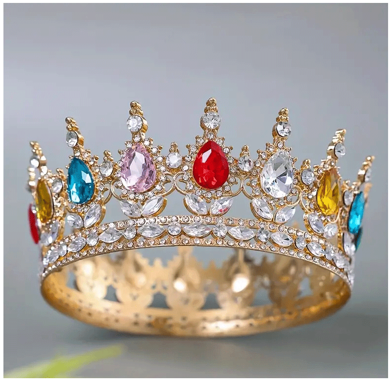 3 pièces accessoires de cheveux de mariée luxueux accessoires de cérémonie de banquet pour femmes mode bijoux de mariée colliers boucles d'oreilles ensembles de couronnes