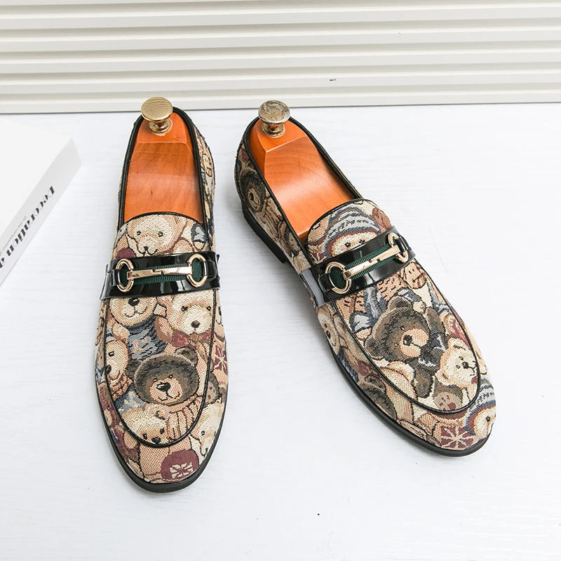 Groom's Patent Leather Loafers | Men's Wedding & Prom Dress Shoes