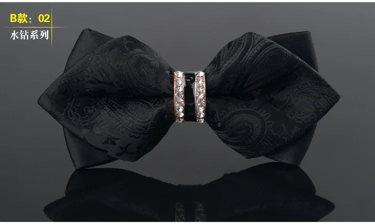 Nœud Papillon Fait à la Main de Haute Qualité pour Hommes, Banquet d'Affaires, Mariage, Hôte, Costume de Marié, Chemise, Bijoux, Cadeaux, Nœud Papillon en Velours