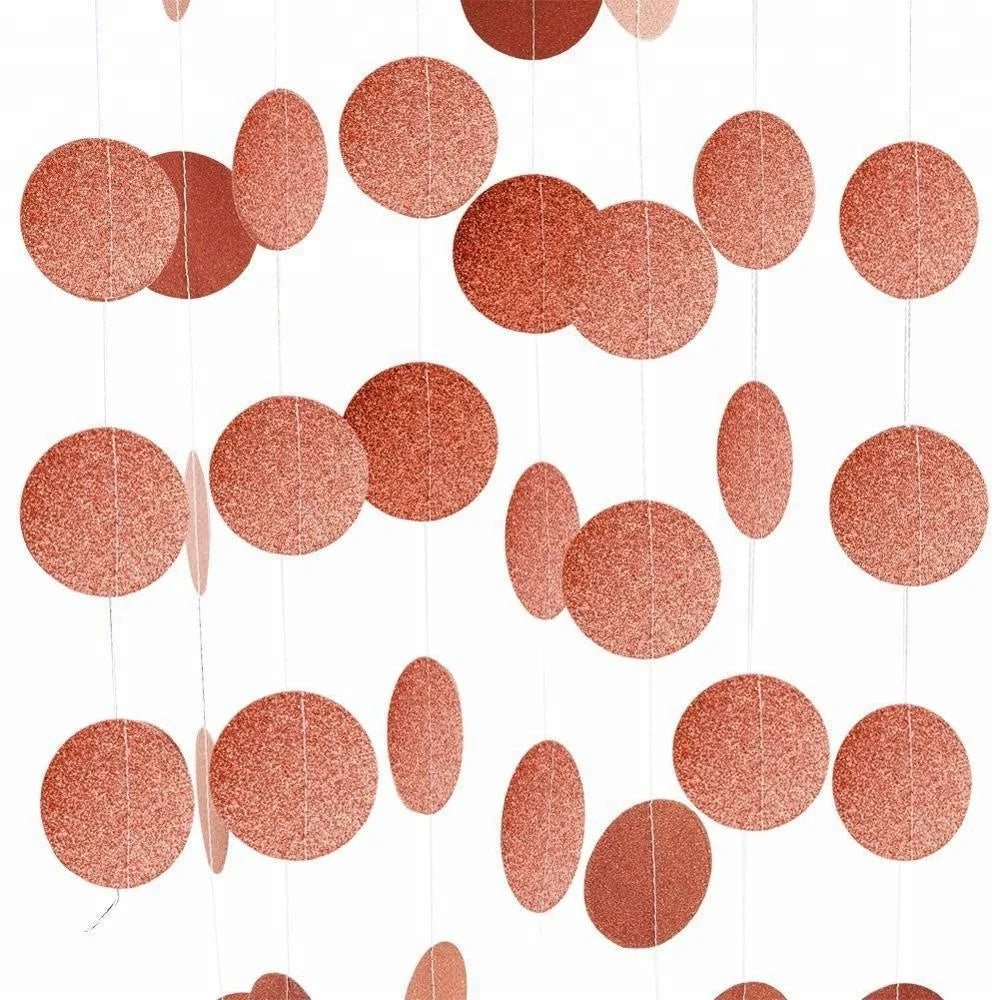 Guirlande en papier pailleté 4M doré champagne Joyeux Anniversaire pour enfant 1 an fille garçon adulte or rose décoration de mariage