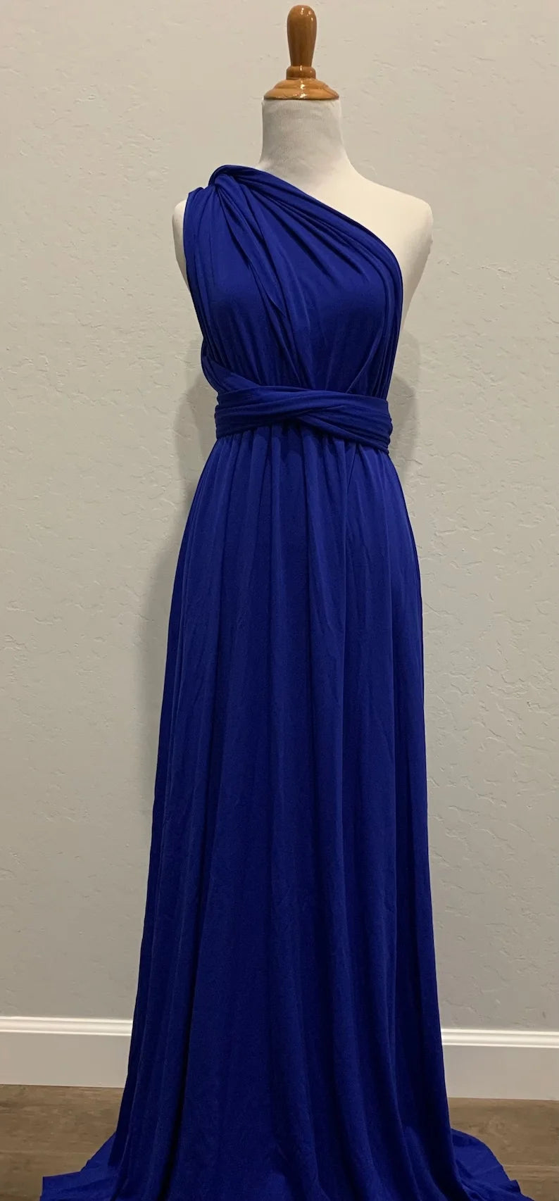 Robe de demoiselle d'honneur, robe longue vert olive de demoiselle d'honneur, robe convertible pour cortège nuptial, robe infinie multivoies, robe sur mesure